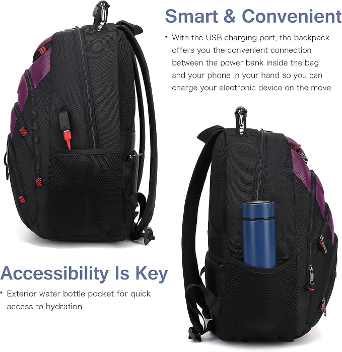 Boavan Laptop Backpack for men, 15.6 inch Laptop Bag - Image 5