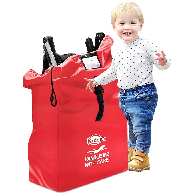 Travel Stroller Bag for Airplane, Fits Most Large, Jogging Strollers, Waterproof by Kiddigo
