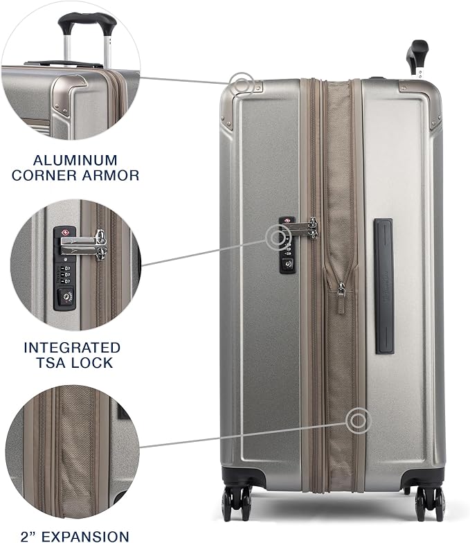 Travelpro Platinum Elite Hardside Expandable Spinner Wheel Luggage TSA Lock - Image 4