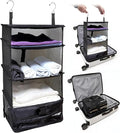 Grand Fusion Stow-N-Go Travel Luggage Organizer – Portable Hanging Travel by GrandFusion