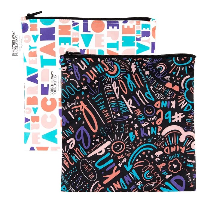 Bumkins Reusable Sandwich and Snack Bags, by Bumkins