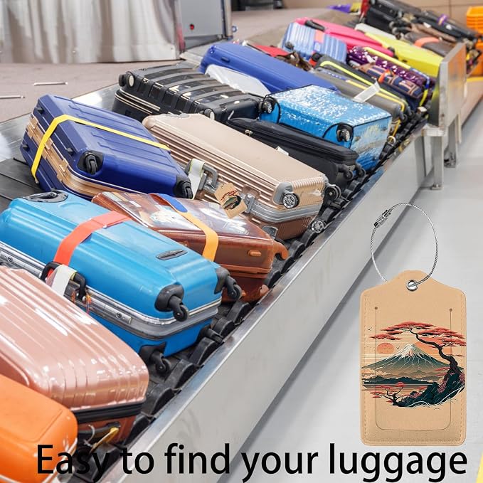Mount Fuji and Sea 2 Pack Luggage Tag - Image 5