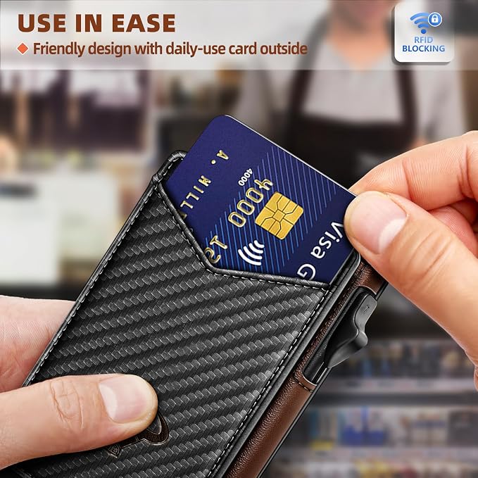 BULLIANT Men Wallet, Money Clip Wallet Slim - Image 5