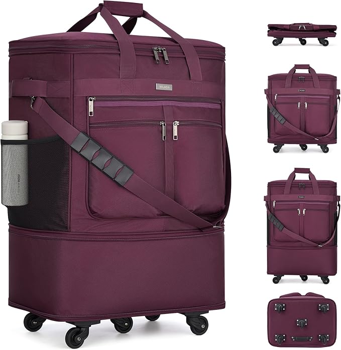 MILADA Expandable Luggage Bags for Travel Foldable Suitcase by MILADA