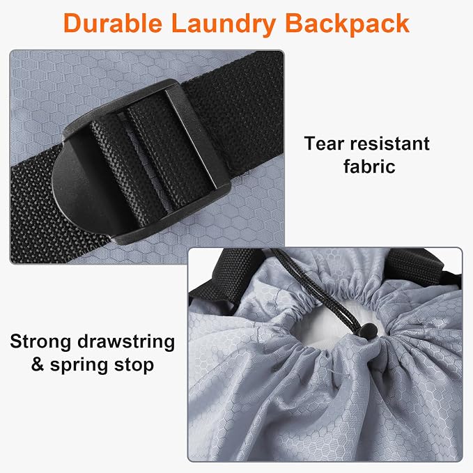 Laundry Bag Backpack Durable Laundry Bag - Image 3