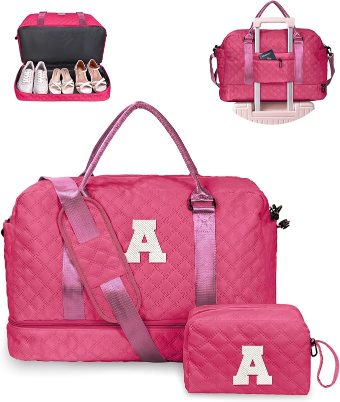 Women Gift, Teen Gifts for Girls-Initial Travel Bag by Vogewood