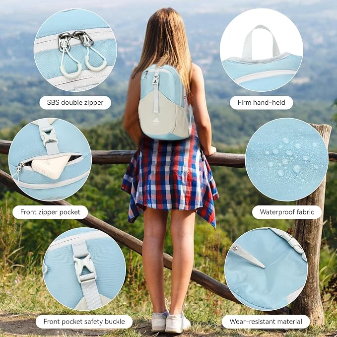 15L Small Hiking Backpack for Women Men Lightweight Packable Backpack Foldable - Image 4