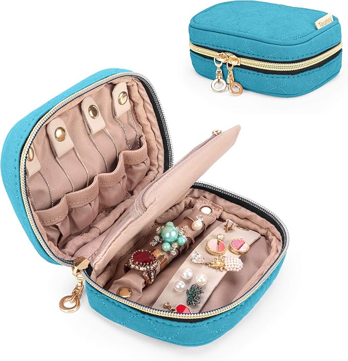 Teamoy Mini Jewelry Travel Case, Storage Organizer Bag by Teamoy