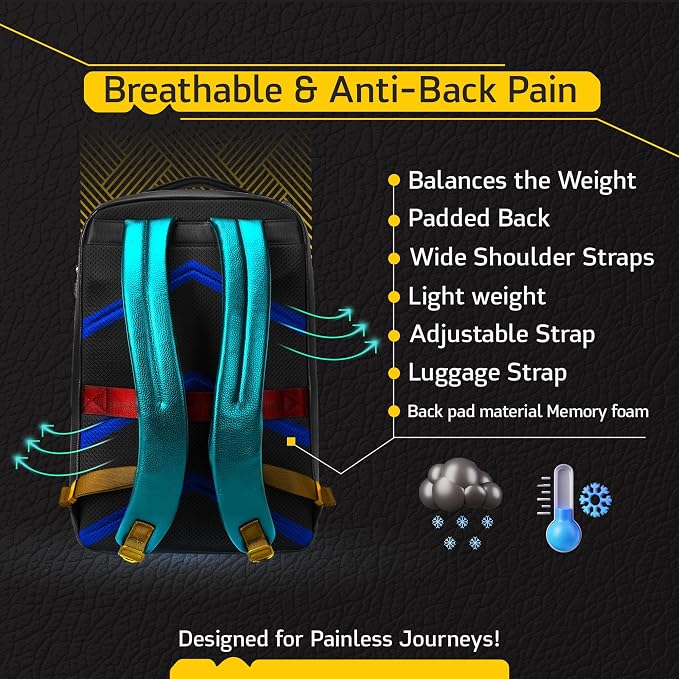Durable Leather Laptop Business Backpack Perfect - Image 6