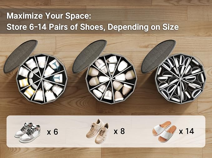 Vailando Shoe Organizer for Closet - Image 3