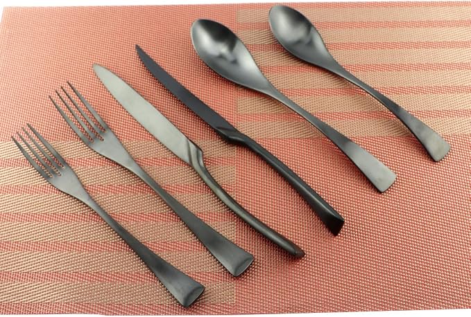 6-Piece Flatware Set, Extra Thick Heavy Duty - Image 2
