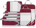 8 Set/6 Set/4 Set Compression Packing Cubes by PREZON