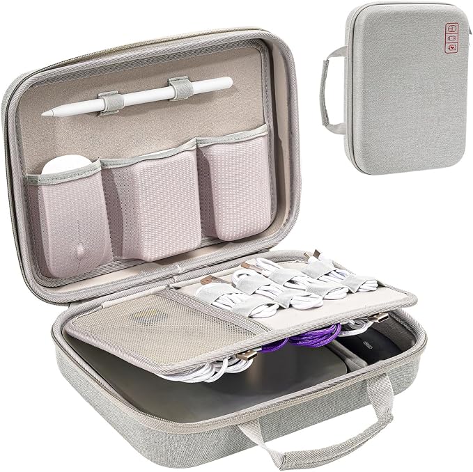 ProCase Hard Travel Electronic Organizer Case by ProCase