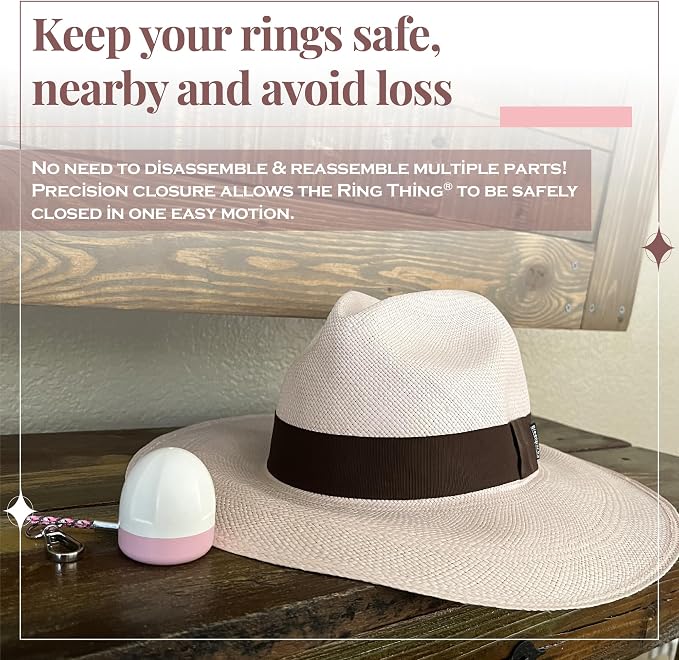 RING THING - Ring Holder Keychain, Jewelry Organizer and Storage, Portable - Image 8
