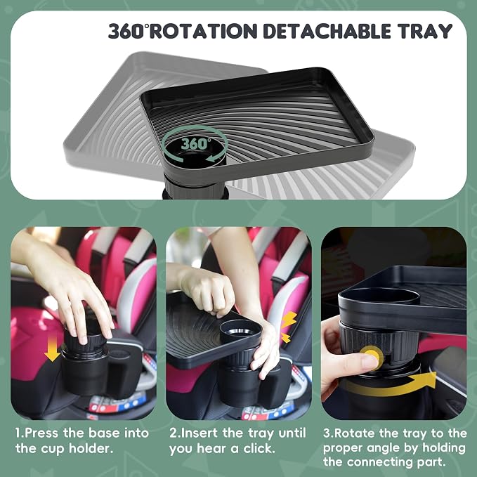 Upgraded Car Seat Tray for Kids Car Seat Tray - Image 5