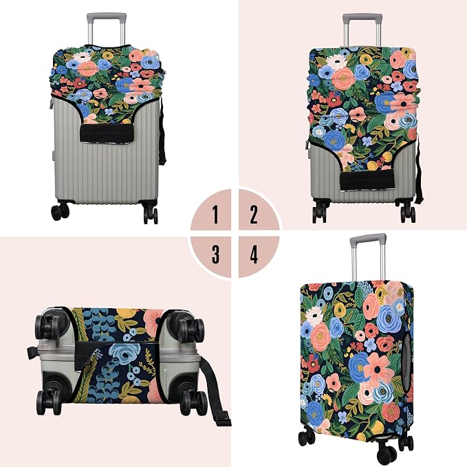 Travel Luggage Cover Suitcase Protector Fits 18-32 Inch Wheel Covers - Image 3