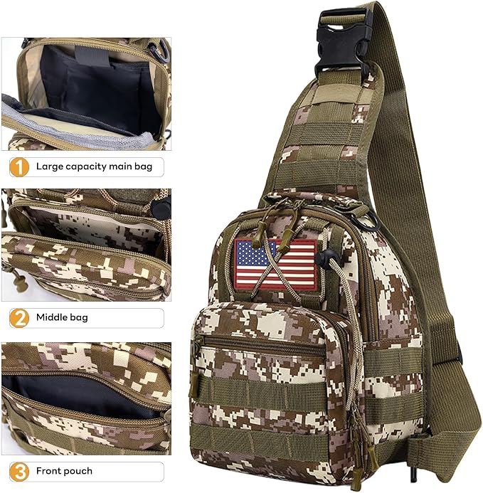 80L 2Pcs Hiking Backpack for Men - Image 8