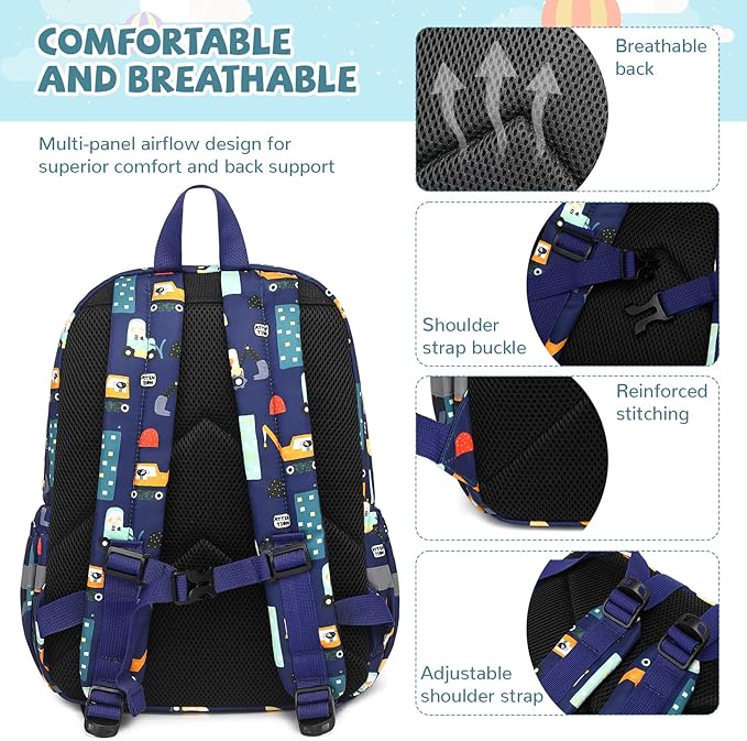 mygreen Toddler Backpack, Kids Backpack - Image 6