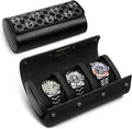 MOZSLY Watch Roll Travel Case 3 Slots Portable Watches Box Organizer Storage by MOZSLY