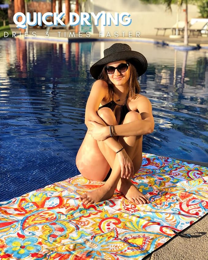 ECCOSOPHY Microfiber Beach Towel - Image 2
