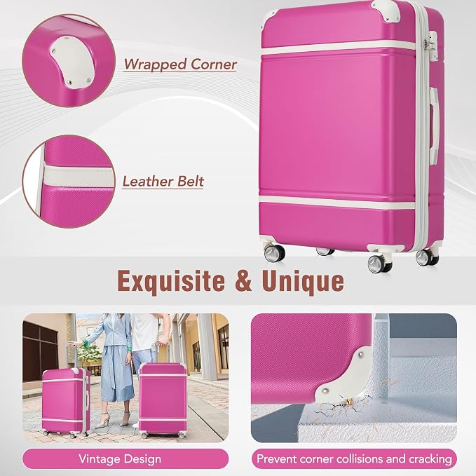 Merax Luggage Set 2 Piece Suitcase Set - Image 6