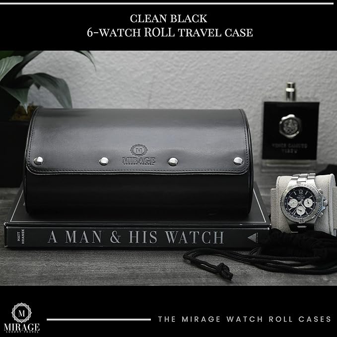 M Mirage Luxury Travel 6 watch display case organizer - Image 7