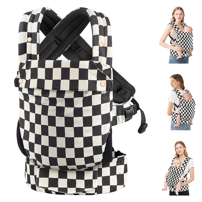 Baby Carrier Newborn to Toddler- Ergonomic, Cozy and Lightweight Infant Carrier by MOCKPOSE