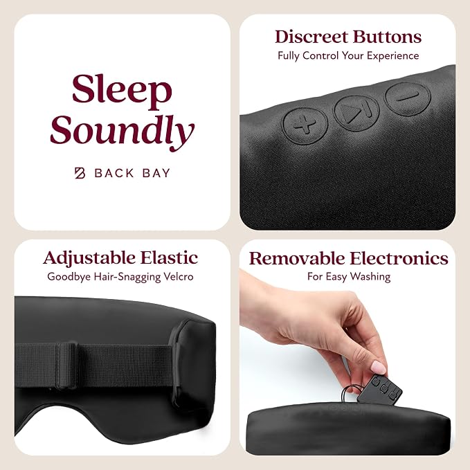 SilkSound 100% Mulberry Silk Bluetooth Sleep Mask - Image 6