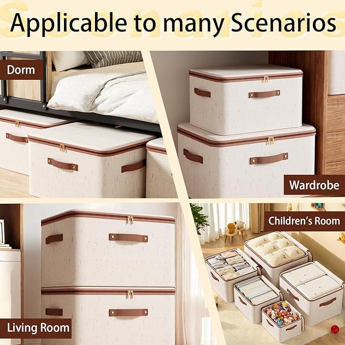 Tuza 3 Pcs Rigid Storage Bins - Image 3