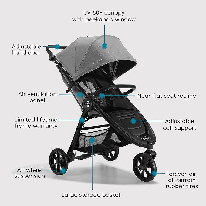 Baby Jogger City Mini GT2 All-Terrain Travel System - Image 7