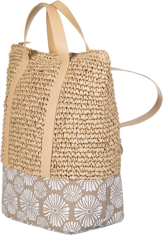 Roxy Women's Beach Tote Bag | Travel | Vacation | Straw | Lightweight | - Image 4