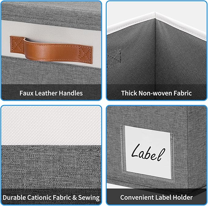 GhvyenntteS Extra Large Storage Bins - Image 4