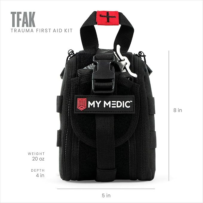 My Medic - TFAK - Ifak Trauma Kit - HSA/FSA Approved - Over 35 Essential Life - Image 2