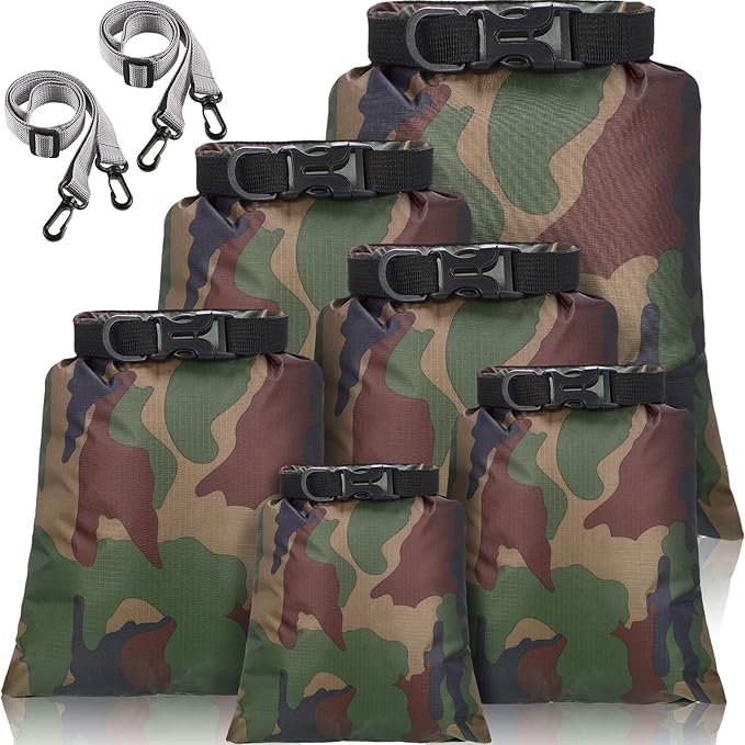 Shappy Waterproof Dry Bag Set 6 Sizes Lightweight Sacks and Long Adjustable by Shappy