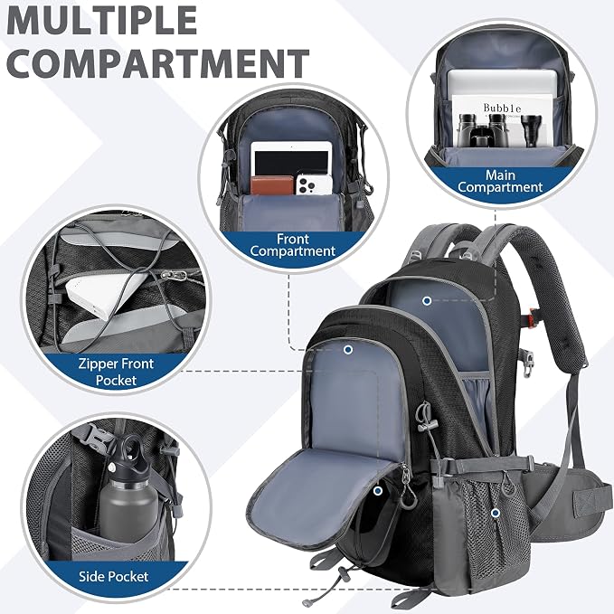 Hiking Backpack 30L Lightweight Travel Daypack Small Day Pack - Image 5