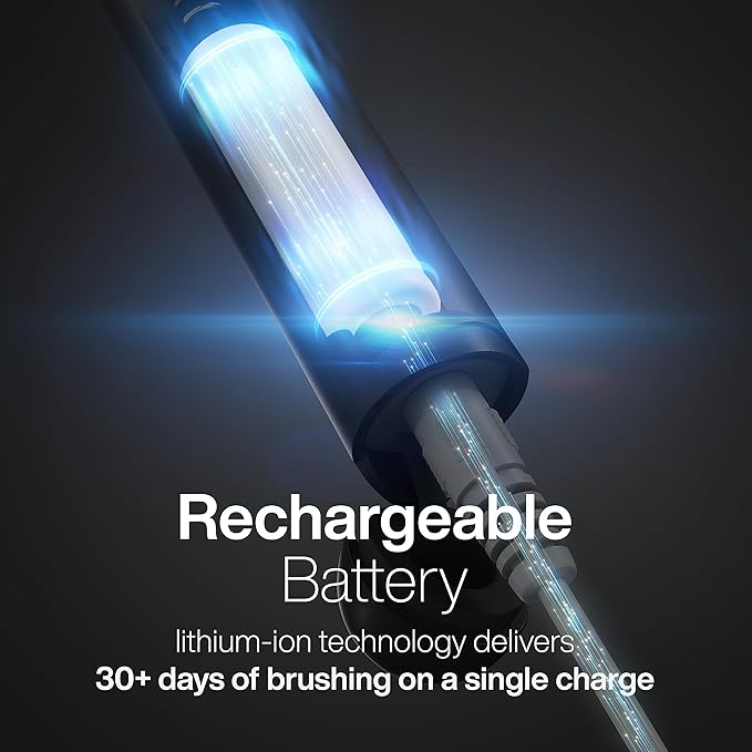 Aquasonic Icon ADA-Accepted Rechargeable Toothbrush | Magnetic Holder & Slim - Image 5