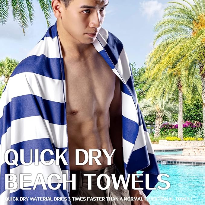 Your Choice Microfiber Quick Dry Sand-Free Beach Towel - Image 4