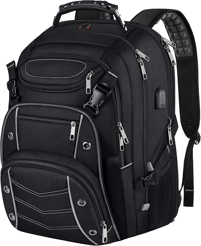 VECKUSON 18.4 Laptop Backpack for unisex, 60L Extra Large Gaming Laptops Back by TryingtoBuyHappiness