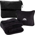 BlueHills Premium Soft Travel Blanket Pillow Airplane Blanket Packed in Soft by BlueHills