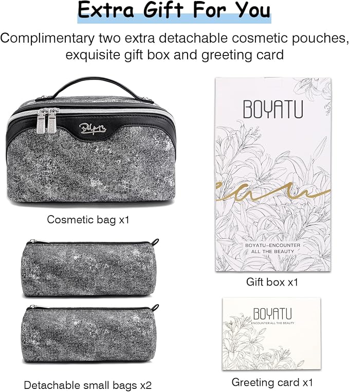 Travel Makeup Bag Cosmetic Bags - Image 5