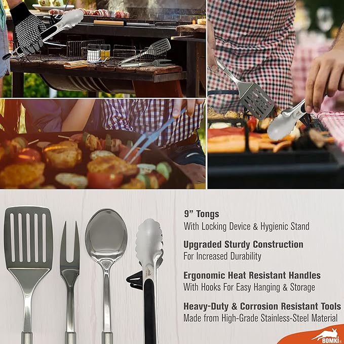 BOMKI Grilling & Camping Cooking Utensils - Image 4
