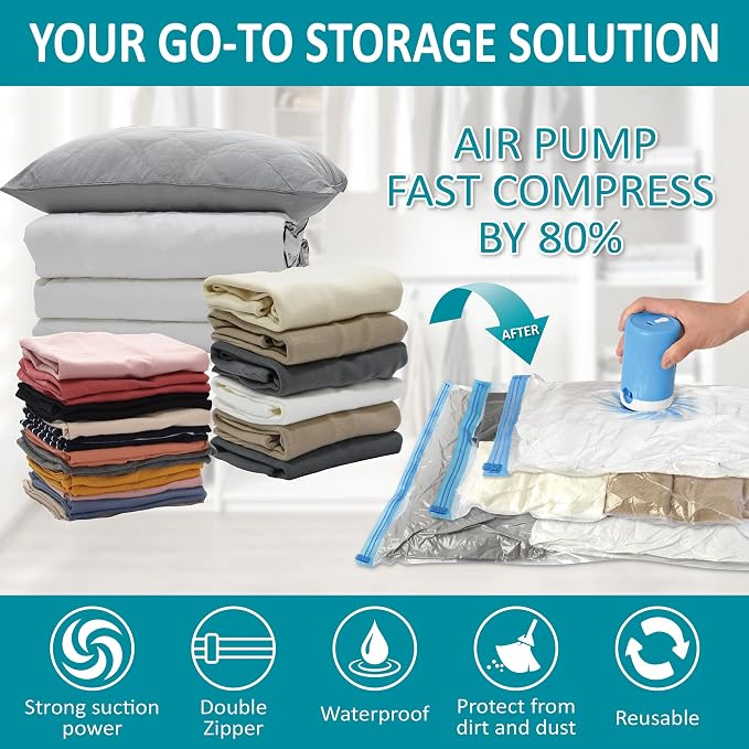 26 Pack Space Saver Storage Bags - Image 2