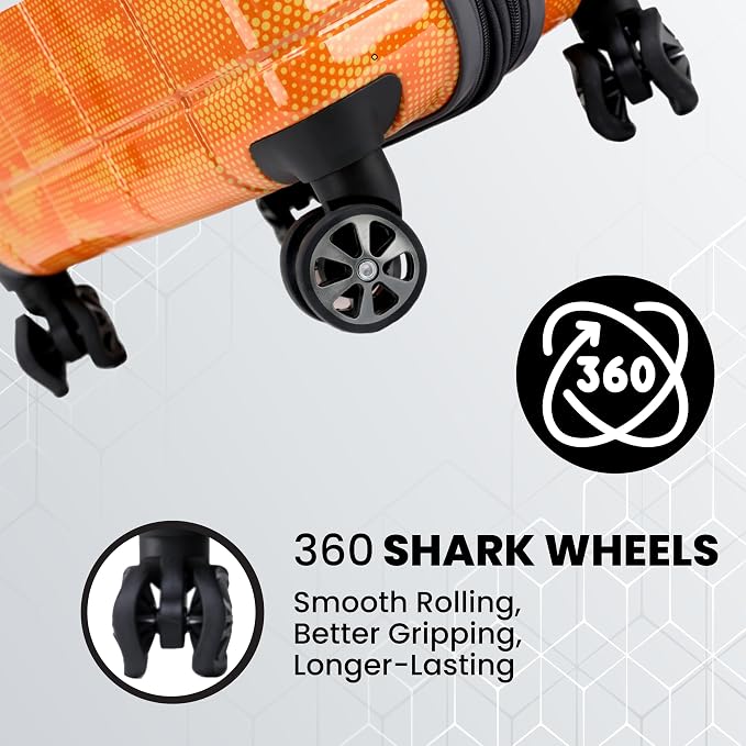 Spyder Matrix 20 Inch Carry On Expandable Hardside Upright Suitcase - Image 2