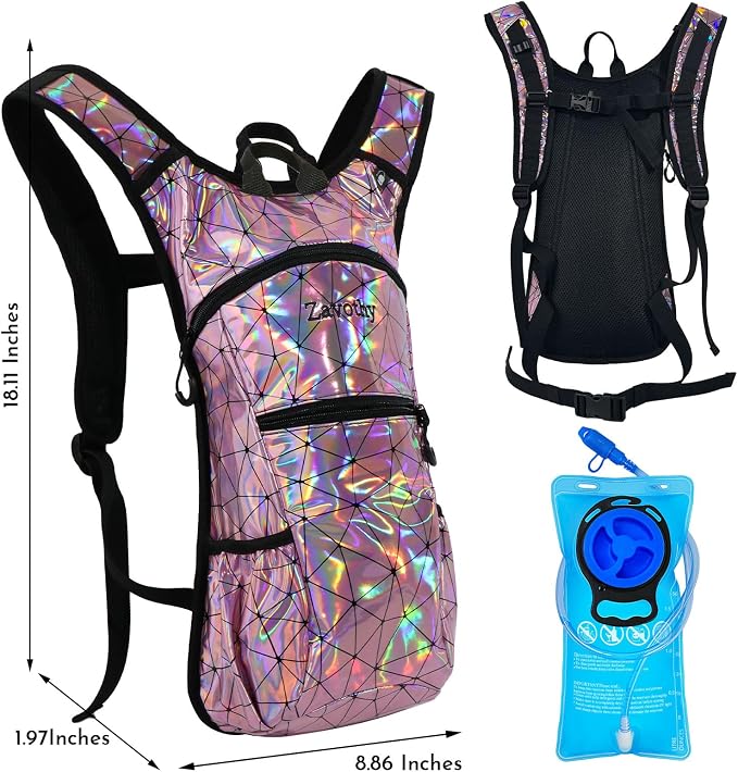 Reflective Hydration Backpack, Hydration Pack - Image 2