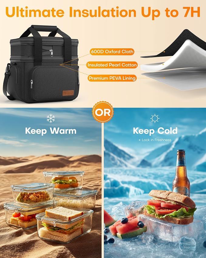 HOTOR Lunch Box for Men and Women - Image 2