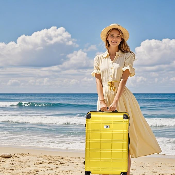 Luggage Sets 4 Piece, ABS PC Lightweight Suitcases - Image 7