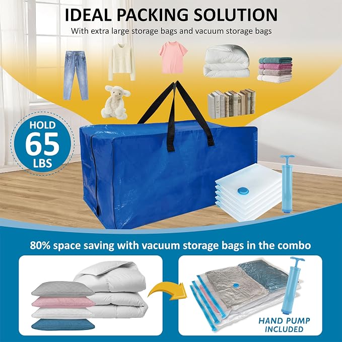 10 Pack Heavy Duty Extra Large Moving Bags - Image 3