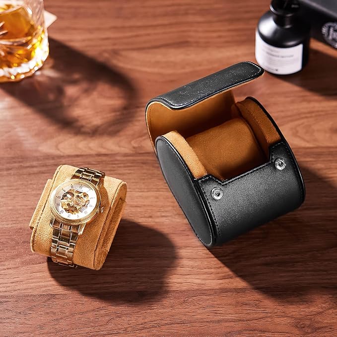 Homde Travel Watch Box Leather: Traveling Case - Image 9