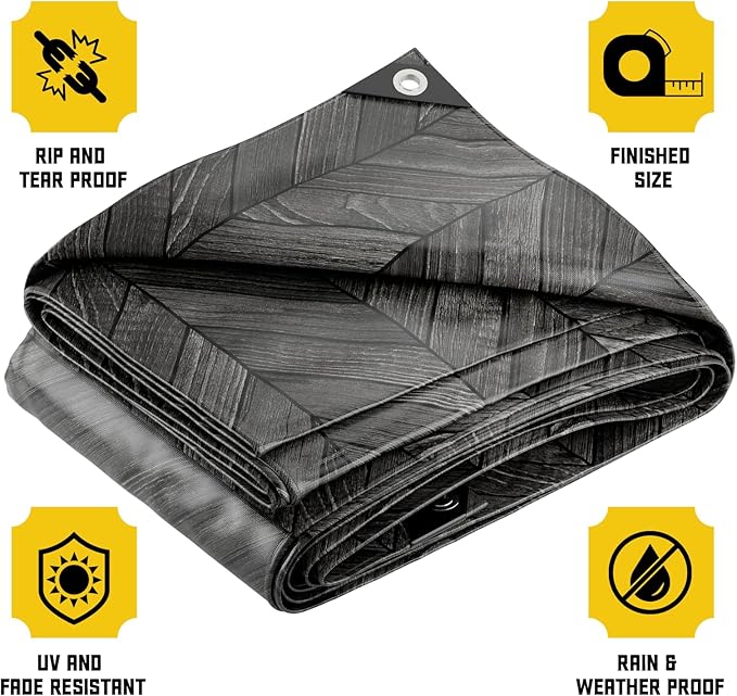 Core Tarps Extreme Heavy Duty 20 Mil Tarp Cover, Waterproof, UV Resistant - Image 3