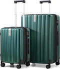 Hanke Expandable Hard Shell Luggage Sets 2 piece Carry on Luggage by Hanke